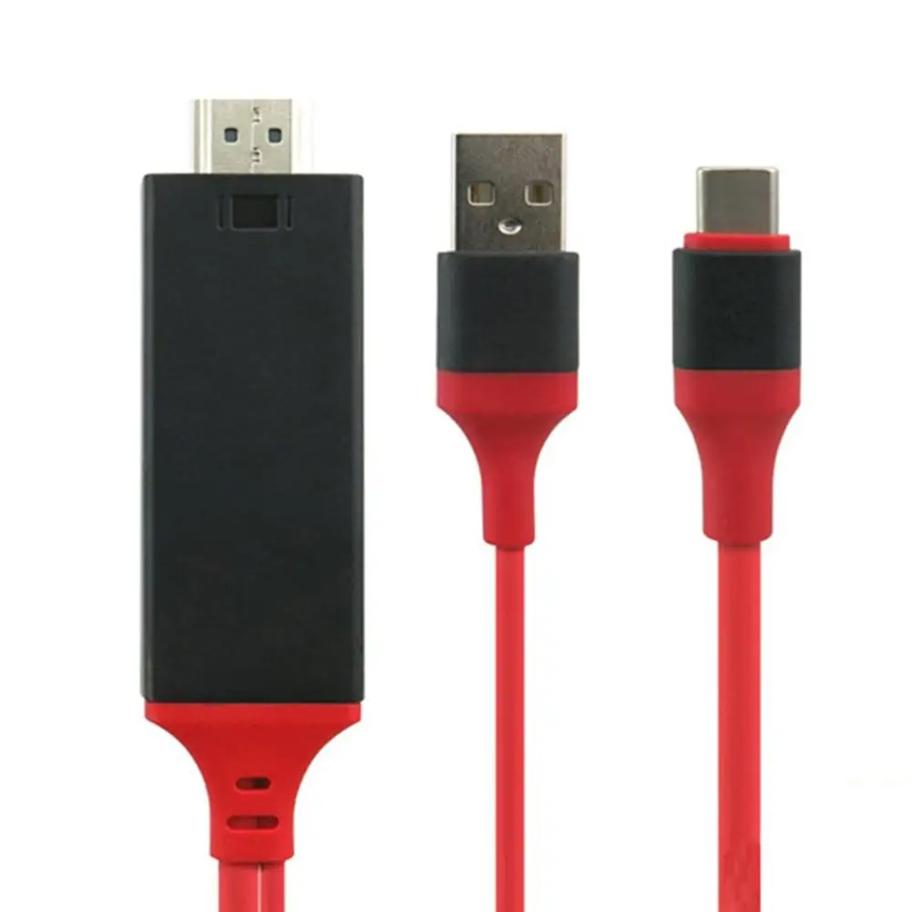 

4K MHL Type C To HDMI-CompatibleI Av Tv Adapter For Samsung Note 10/ 9 /8/ S10 /S9 /S8 Plus Portable Adapter