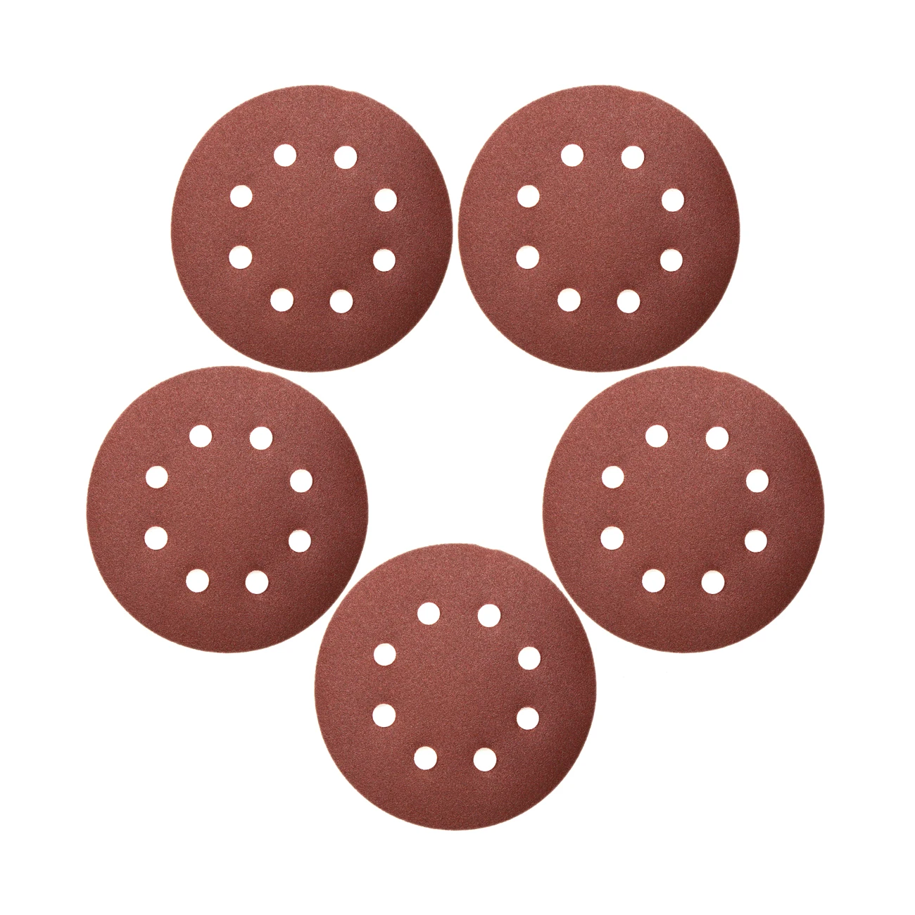 

Pouvoir 5x 5 Inch 8 Holes 150 Girit Sanding Disc Sanding Polishing Pad Sandpaper Disc