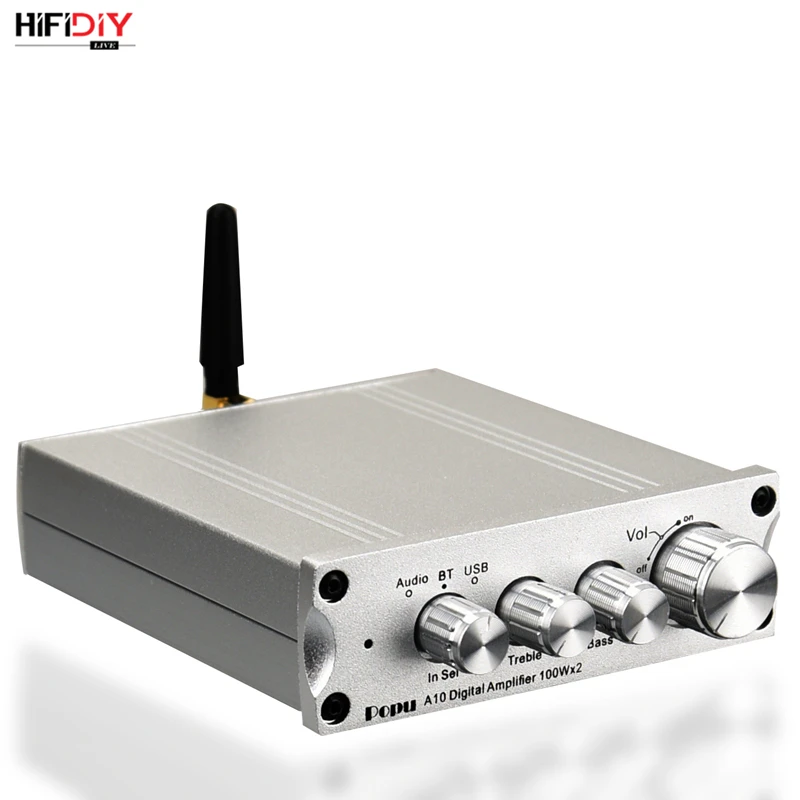 HIFIDIY LIVE A10 HiFi 2 0 полный цифровой аудио усилитель мощности 100 Вт Bluetooth 5 независимое