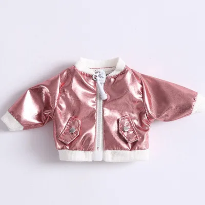 laser pink Ручной работы ob11 лазерного пальто Ob11 Куртка 1/12 кукольная одежда(подходит для Ob11, obitsu11, BJD12, средние, cu-poche - Цвет: laser pink