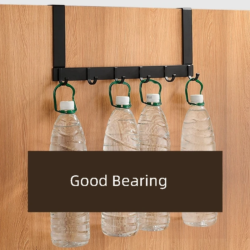 Ganchos para colgar sobre la puerta, accesorios para el hogar, sala de estar, ba&ntilde;o, organizador, estante, ropa, abrigo, sombrero, bolso, colgador de toallas-4