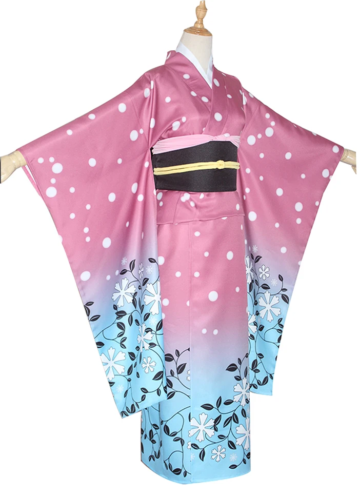 Костюм-кимоно Женский для косплея униформа из аниме убийца демонов no Yaiba Akaza