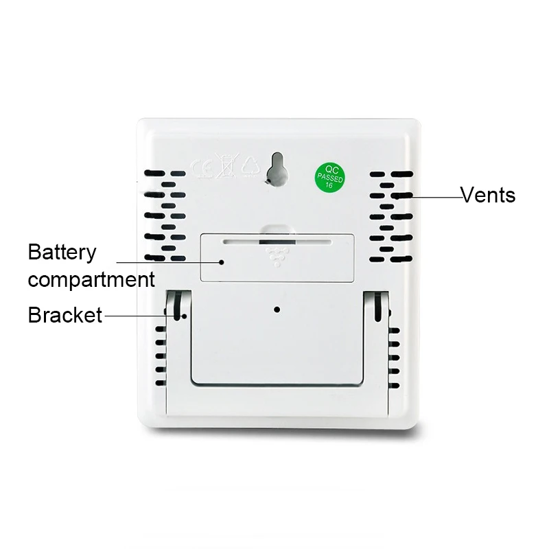 1 шт. комнатный термометр гигрометр метр с будильником Функция Дисплей