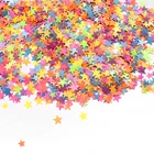 Флуоресцентные 3D блестки в форме звезды для ногтевого дизайна, 1 упаковка, смешанные цвета, украшения для маникюра и дизайна ногтей, блестящие хлопья, ломтики