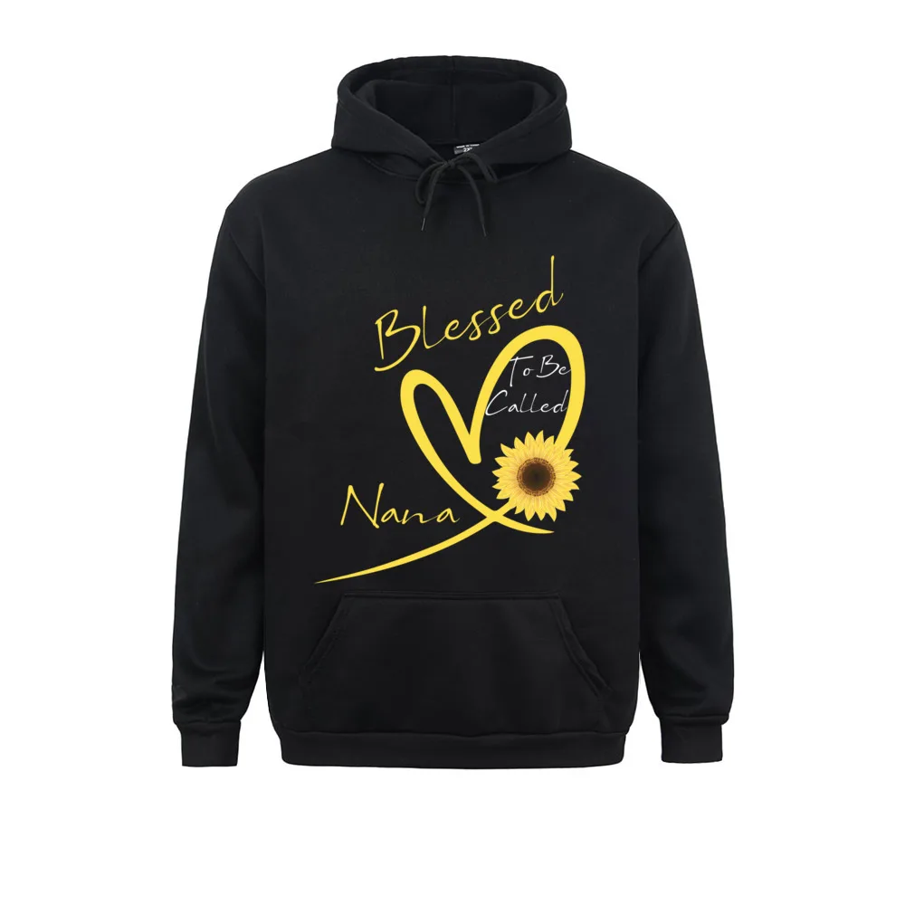 

Comics Blessed To Be Called Nana Sunflower Heart Hoodie Long Sleeve For Men 2021 Spring/Autumn Hoodie Long Sleeve Hoods