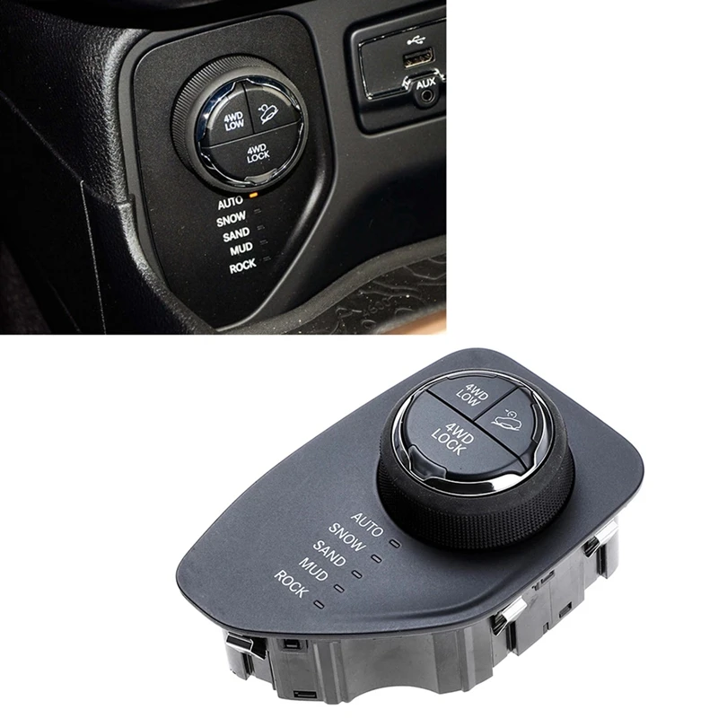 

Car Transfer Case Switch Controller Schalter Button Drive Mode 4WD for Jeep Compass 2017 2018 5XF15TRMAA