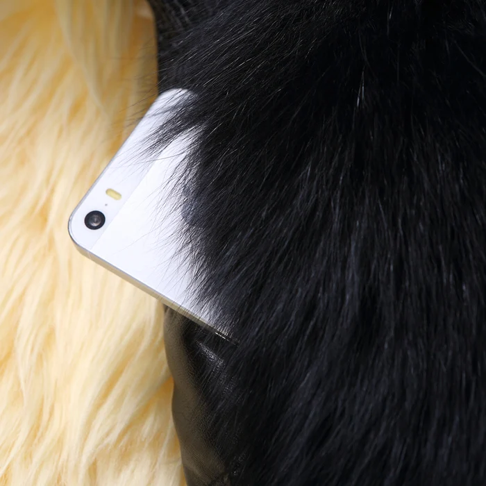 Tcyeek/пальто из натуральной овчины; женская зимняя куртка-пуховик из натуральной кожи; женские пальто с воротником из натурального Лисьего меха; теплая верхняя одежда; Hiver 5522