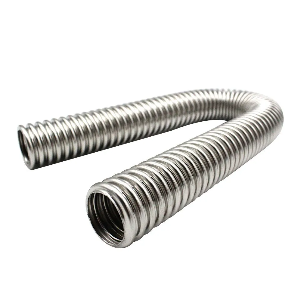 Универсальный гибкий шланг радиатора из нержавеющей стали с хромированной