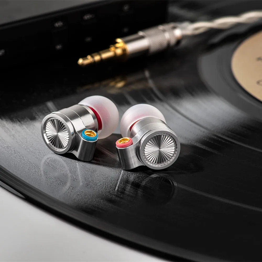 Tinhifi T4 наушники вкладыши 10 мм CNT Динамический драйвер HIFI бас металлические 3 5 с MMCX