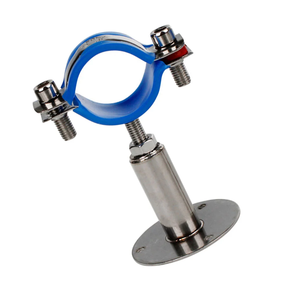 

1pc Adjustable Stainless Steel Hose Clamps Water Pipe Clips Tube Bracket Clamp