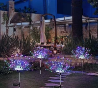 8 modes solar firework lights outdoor waterproof fairy light diy shine string 150 led for garden lawn holiday christmas lights