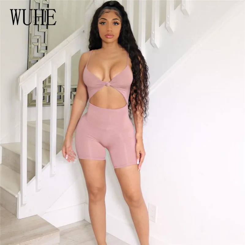 

WUHE Package Hip Skinny Rompers Sleeveless Off Shoulder Spaghetti Strap Joggers Fitness Sports Casual Party Nightclub Overalls