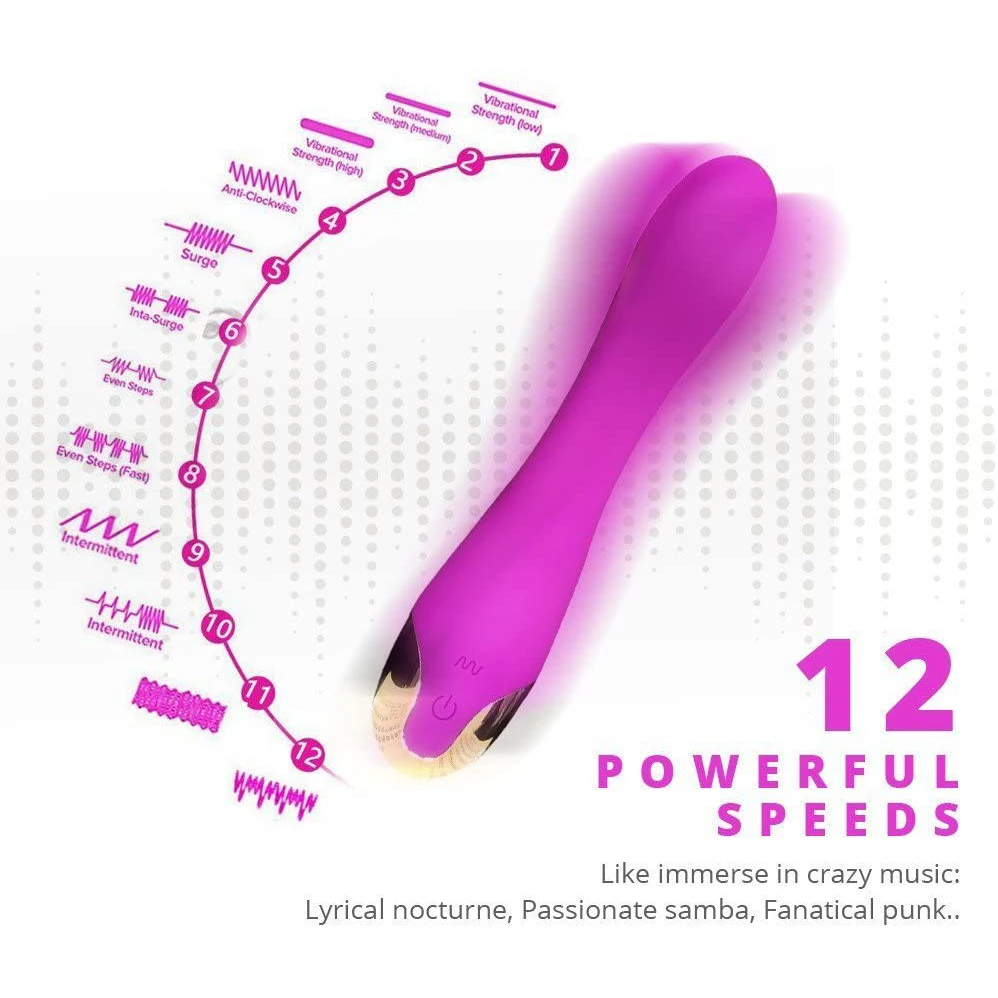 Классический G-Spot вибратор Usb зарядка Стимулятор клитора изогнутый