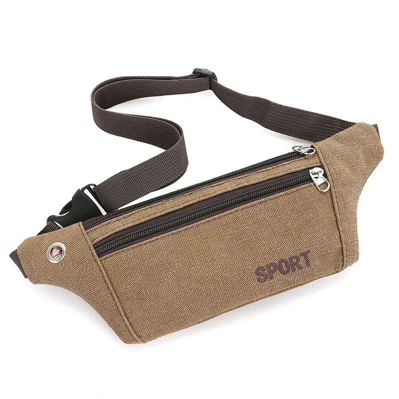 

New multifunctional outdoor men's leisure running waterproof waist bag