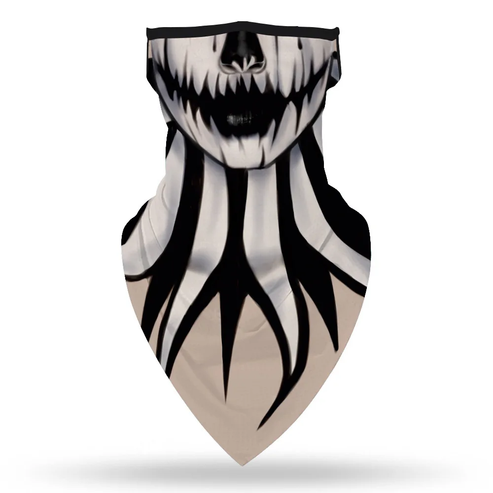 Женская Балаклава на Хэллоуин Бабочка вампир ужас маска для лица шейный платок