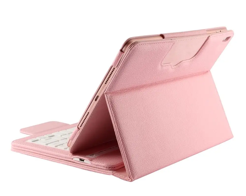 

For iPad 10.2 inch 2019 Wireless Bluetooth Keyboard Case For iPad 10.2 inch 2019 Tablet Flip Leather Stand Cover+Stylus