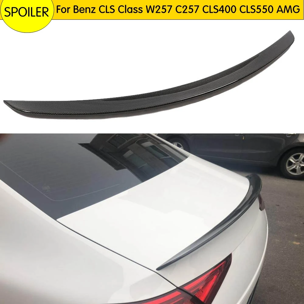 Задний спойлер из углеродного волокна/FRP для Mercedes Benz CLS Class W257 C257 CLS400 CLS550 AMG 2018 2019