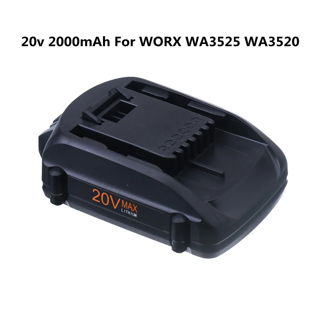 Batería recargable de 20V, 2000mAh, WA3525, para WORX WA3742, WG155, WG160, WG255, WG545, WA3520, WA3525, WA3760, WA3553, L50