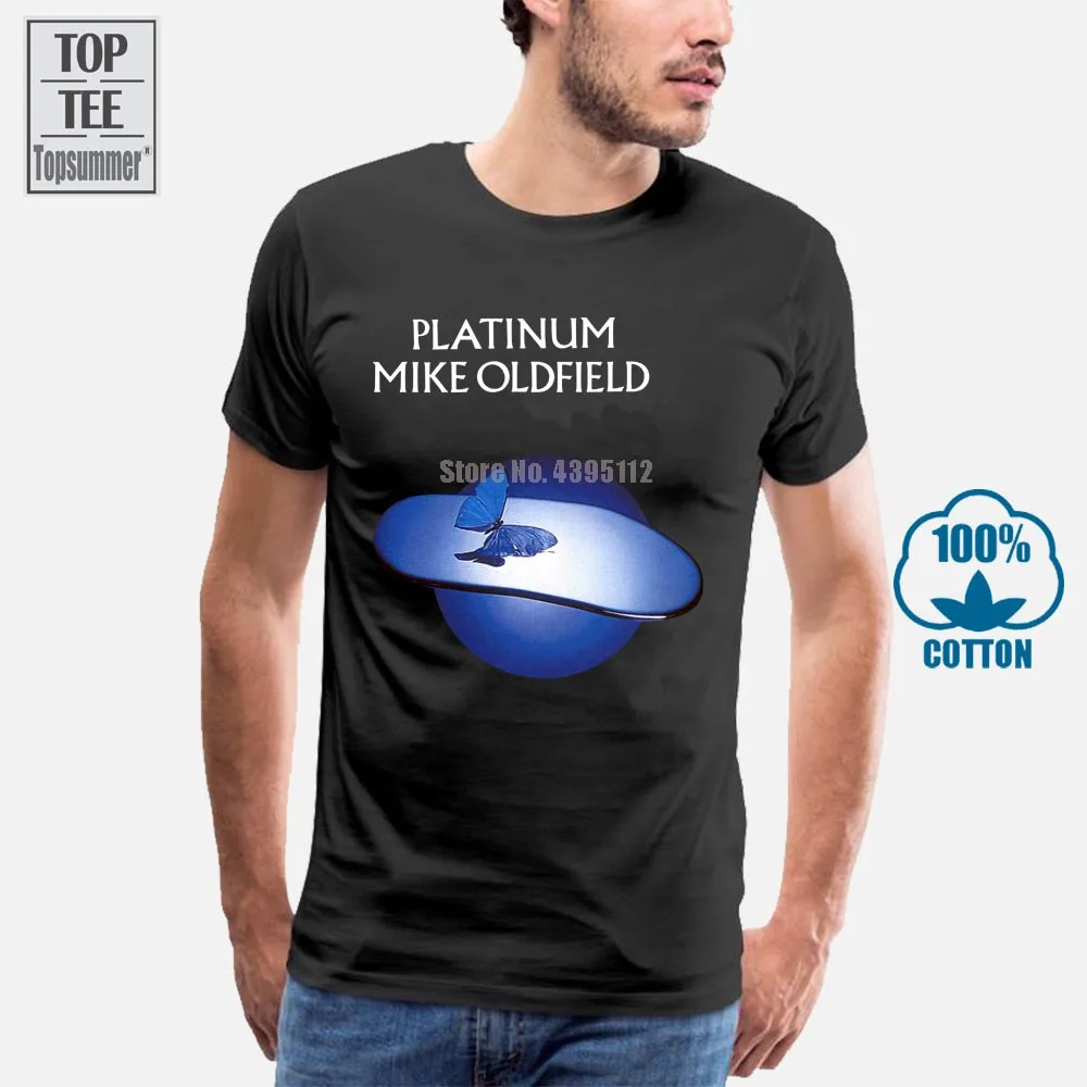 Футболка с надписью Mike Oldfield Progressive Rock S M L Xl 2Xl 3Xl Kevin Ayers|Мужские футболки| |