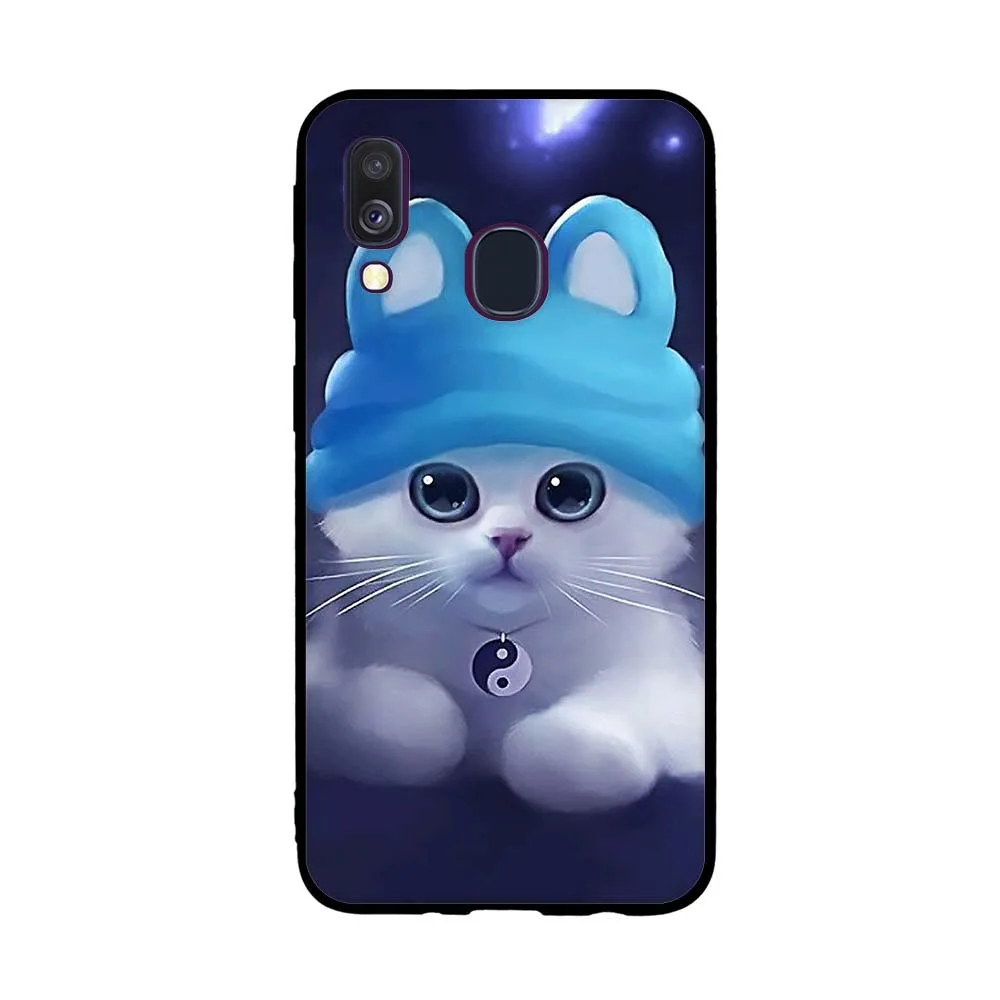 

Case For Samsung Galaxy A40 A 40 Soft TPU Silicone Cartoon Cute Painting Protective Cases Back Phone Shells Cover Fundas Coque