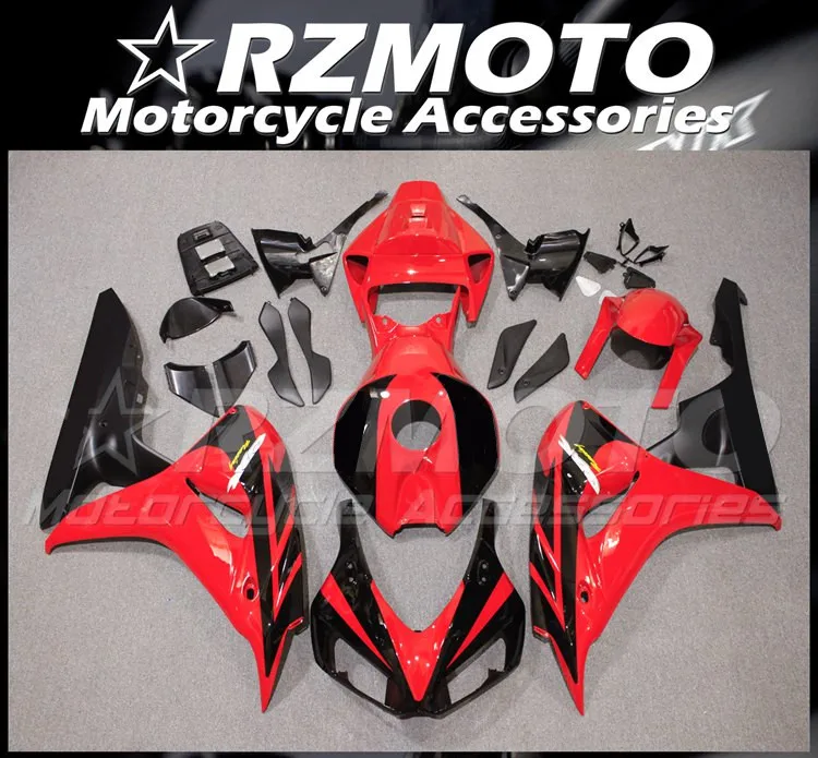 

New ABS Motorcycle whole Fairings kit Fit for HONDA CBR1000RR 2006 2007 06 07 Bodywork set Free custom red black