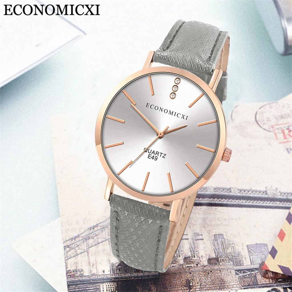 Женские часы кварцевые аналоговые с большим циферблатом изысканные роскошные