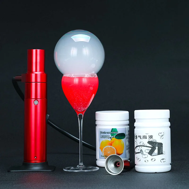 Коктейльный коптильня с пузырьковой водой молекулярной кухни набор