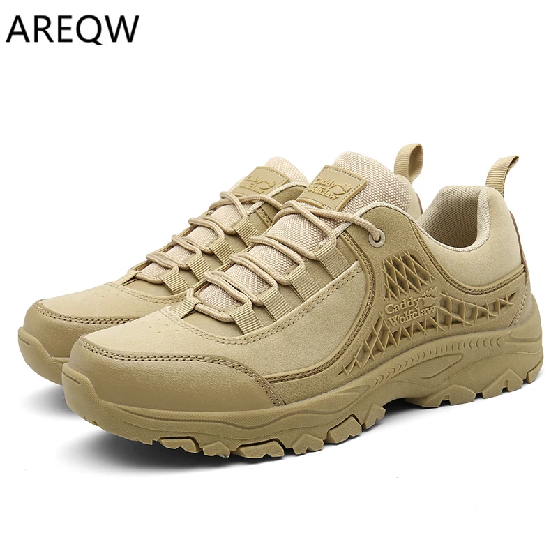 Men's Shoes Outdoor Mountaineering Off-road Hunting Boots Anti-skid Wear-resistant Trail Sneakers | Обувь