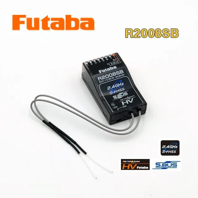 

Futaba R2008SB 2.4GHz S-FHSS 8 Channel S.Bus Receiver for Futaba 18MZ 18SZ 14SG 10J 8J 6K 6J Radio Remote Control