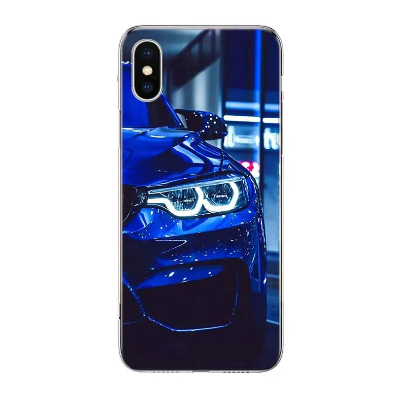 

Blue Red Car for Bmw Cover Phone Case For iPhone 11 12 Mini Pro 7 6 X 8 6S Plus XS MAX + XR 5S SE 10 Ten Art TPU Coque Capa Shel