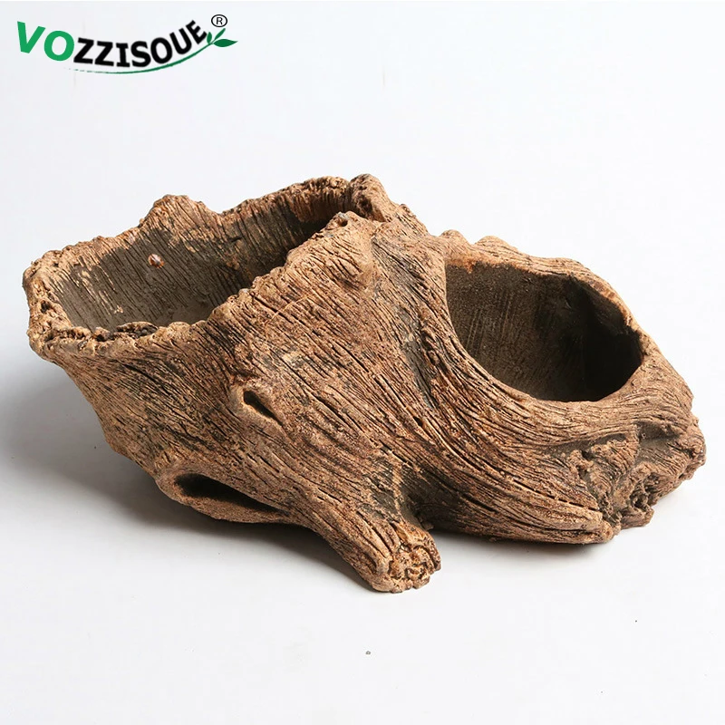 Горячая Распродажа в виде дерева из смолы корень растения семена бонсай горшок De