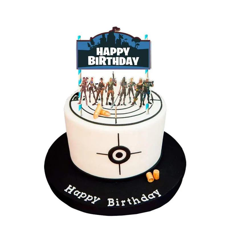 CHENN крепость Ночная тема мультфильм вечерние одноразовая посуда капкейк Топпер