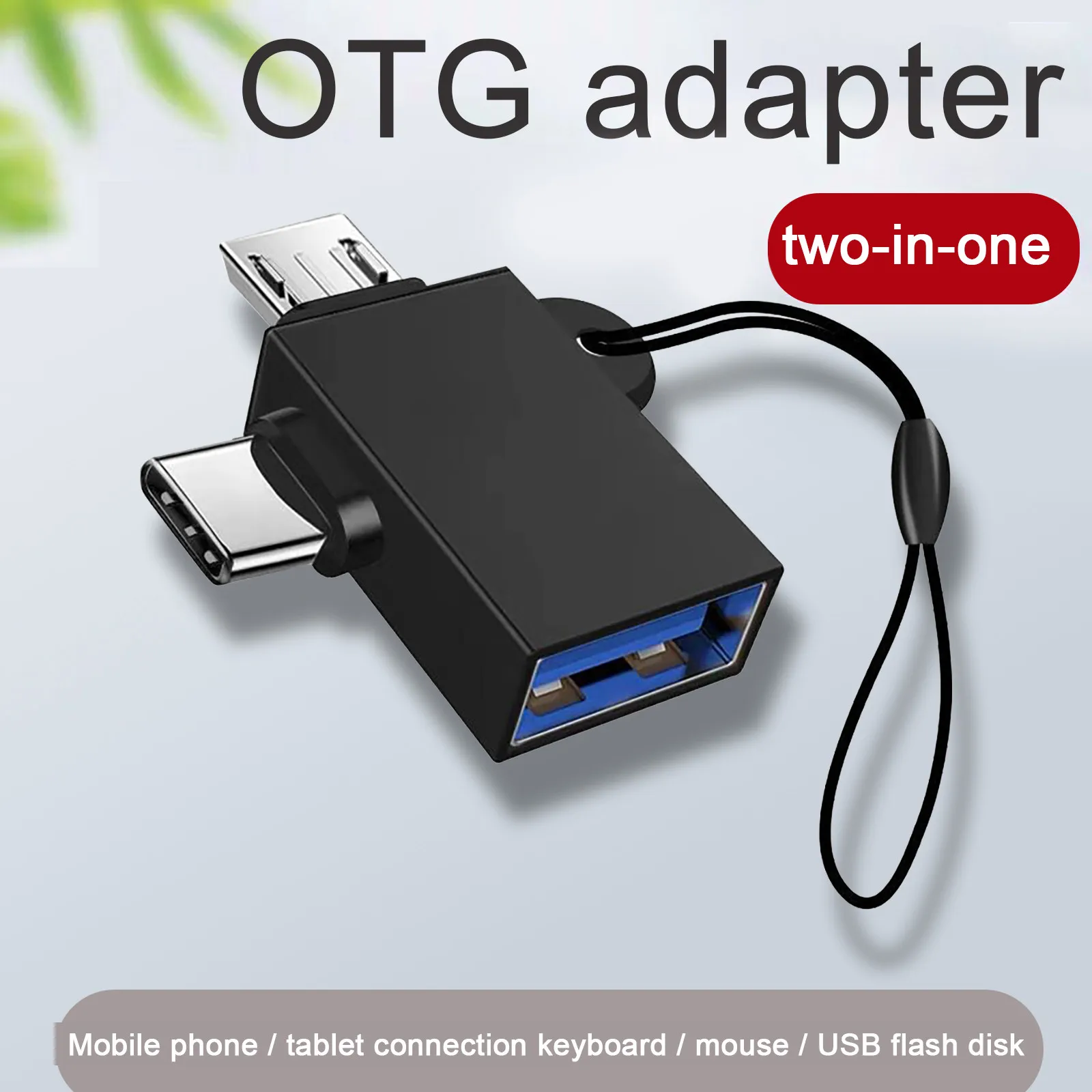 USB OTG адаптер 2 в 1 3 0 Женский к Type C и Micro B разъем адаптера конвертера для ноутбука