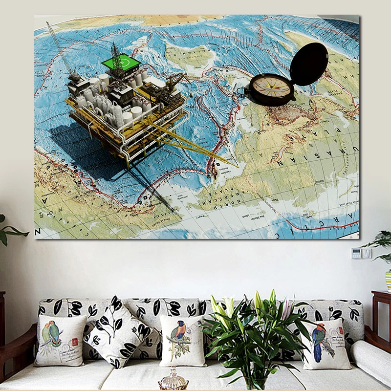 Морской знак морской мир фоторамка холст картина добавка украшение для дома