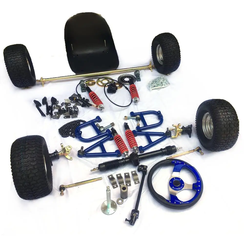 GO KART KARTING ATV UTV Buggy 6" Wheels Seat 1M Rear Axle Steering Gear Rack Pinion U Joint Tie Rod Wheel Brake Pump |