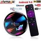 Android 9,0 H96 MAX X3 1000M Smart TV Box Amlogic S905X3 8K 4 ГБ 128 Гб 64 Гб 2,4G и 5G Wifi BT 4K Media Playe Andriod TV Set Top Box