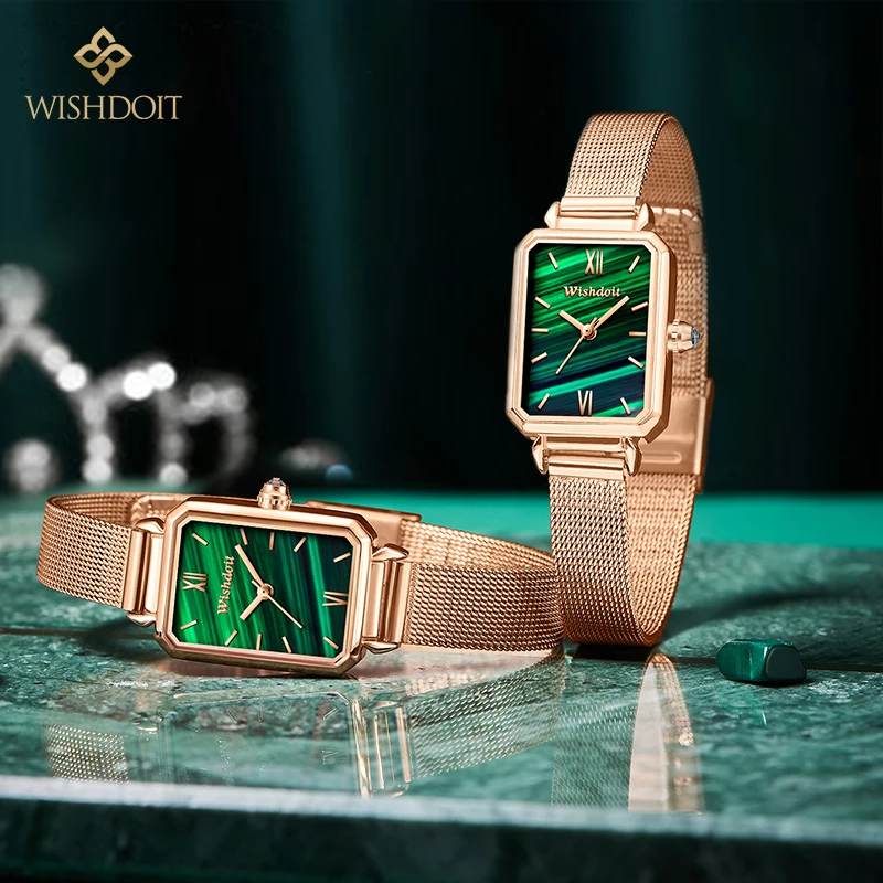 

WISHDOIT Top Brand Ladies Luxury Watch Elegant Waterproof Quartz Stainless Steel Girl Watches Clock Small Dial Reloj Mujer