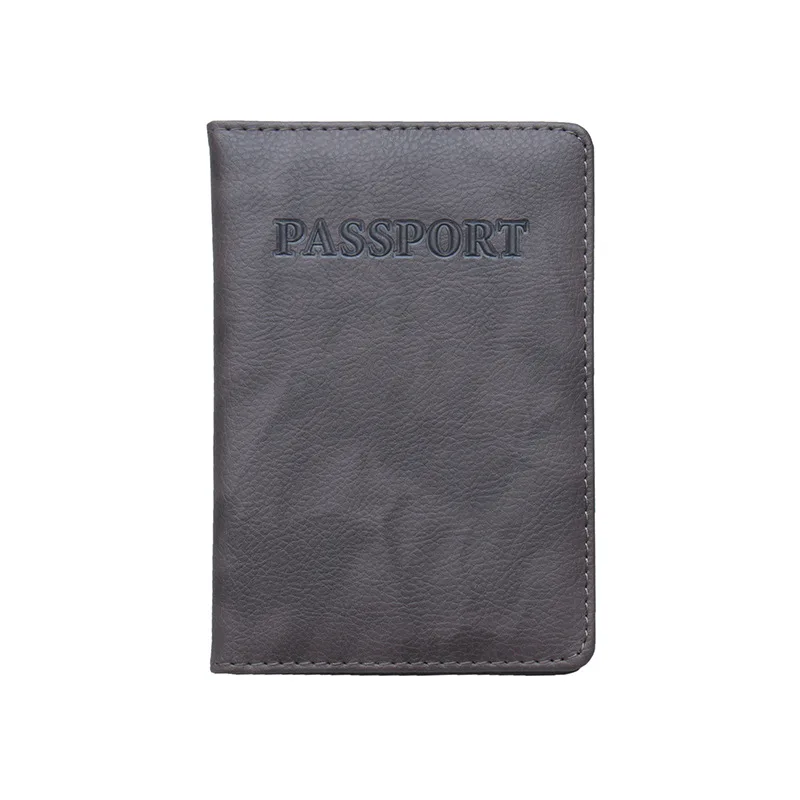 Кошелек для паспорта 2019 однотонный чехол из искусственной кожи путешествий