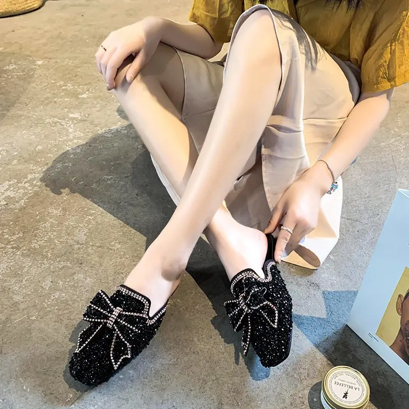 

2021 summer new style fashion solid color girls cute casual women's slippers 1915
