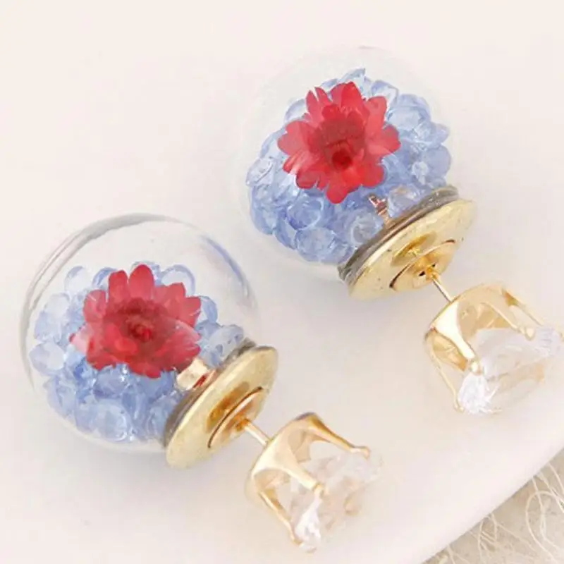

Small Star Flower Dried Flower Head Glass Ball Filling M6E2