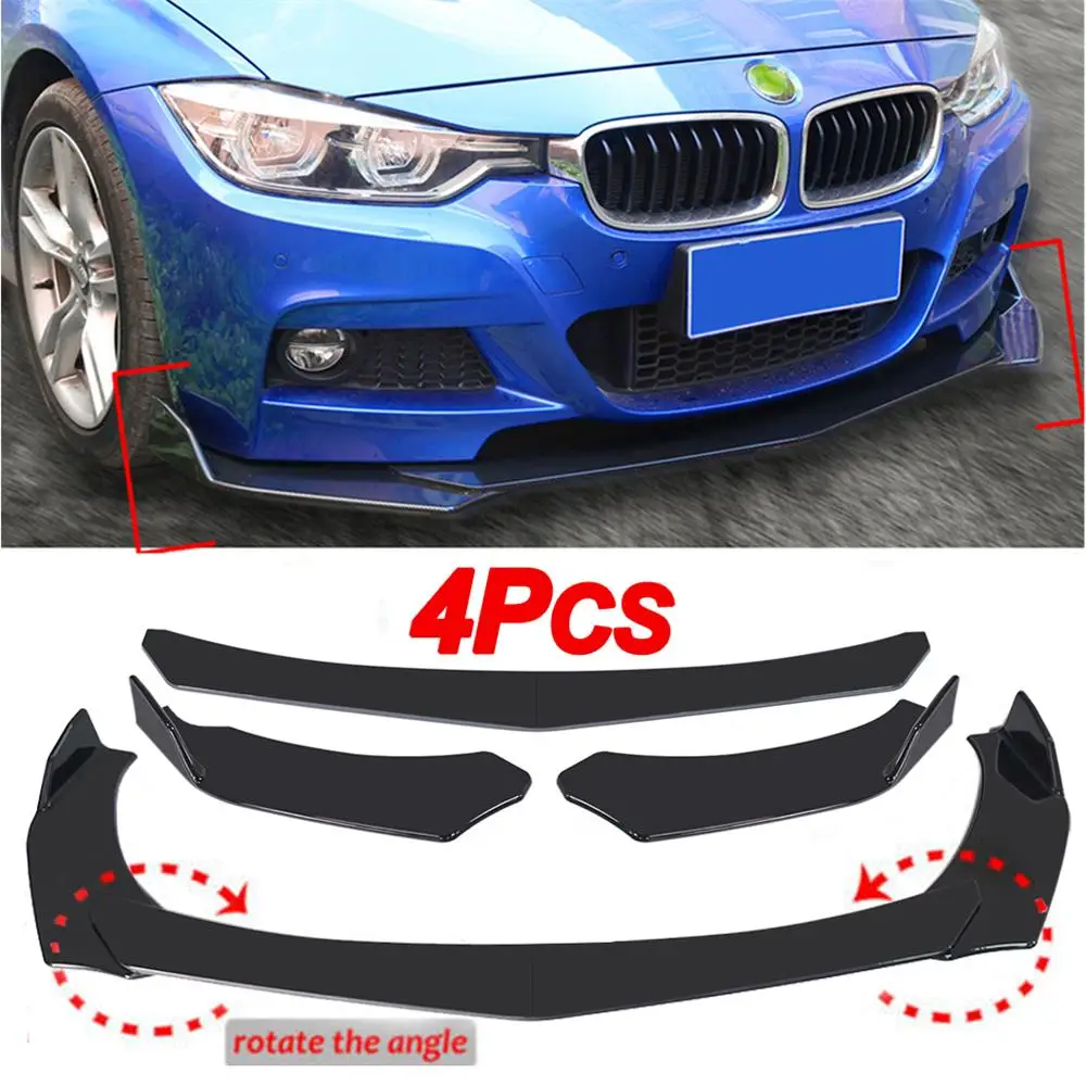 

4 шт., сплиттер для переднего бампера автомобиля