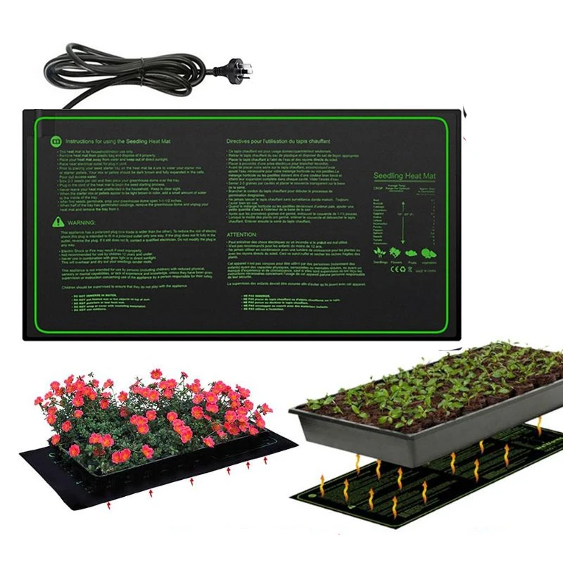 

Heating Mats Durable Seedling Heat Mat Plant Seed Germination Propagation Clone Starter Pad Warm Hydroponic Heating Pad