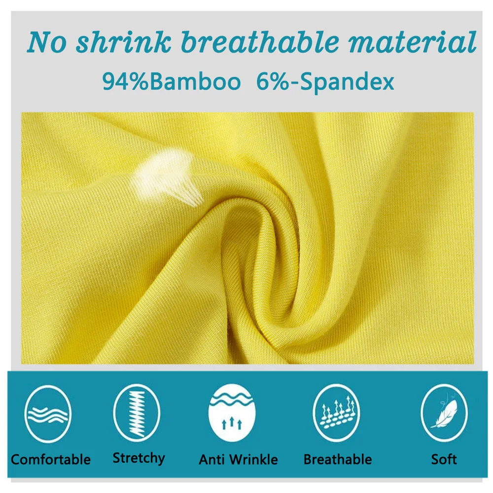 Men's Fasion High Quality Bamboo Boxers Panties Shorts TAGLESS Width Elastic Waistband Quick Drying Mens Panties Underpants