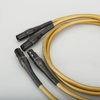 hi end hexlink golden 5 c xlr interconnect cable pair 1m balance signal wire