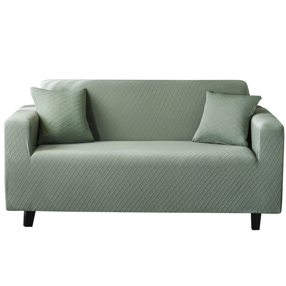 

Elastic Stretch Sofa Cover Pure Color Jacquard warm home decoration Living Room Couch Cover for 1/2/3/4 seat