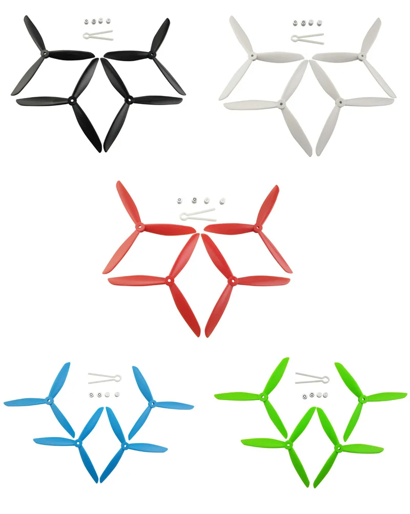 

Обновленный пропеллер 3-Leaf Blade & Blade, запасная часть для Hubsan H501S RC Quadcopter Drone Propeller колпачок для лопасти, аксессуары