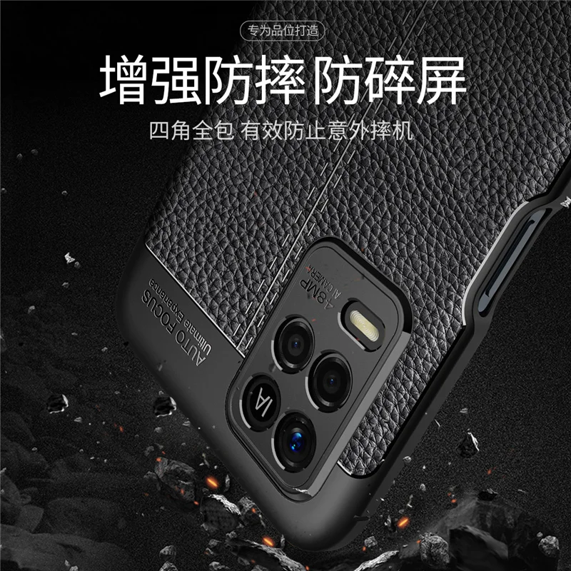 for cover oppo realme v13 case for realme v13 capas shockproof phone bumper armor tpu soft leather for fundas realme v13 cover free global shipping