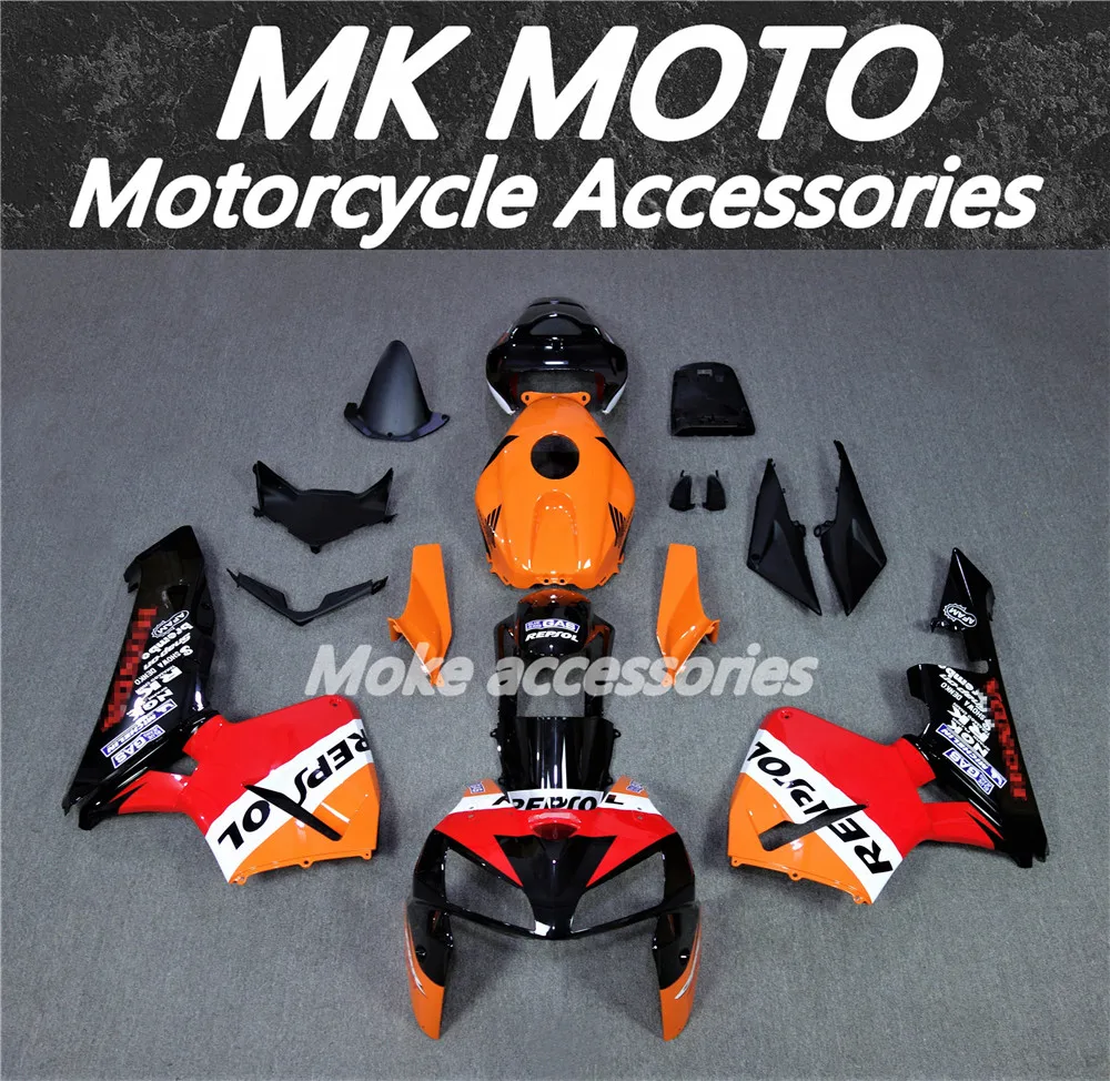 

Комплект обтекателей для мотоцикла, подходит для кузова Cbr600rr 05-06 F5 2005-2006 высокого качества Abs под давлением красный репсол