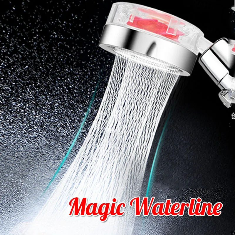 3 шт. душевая лейка с турбонаддувом поворотом на 360 градусов турбокомпрессор спа