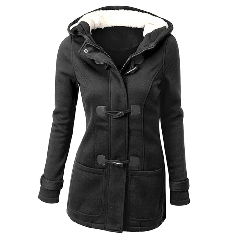Женское длинное пальто с капюшоном однотонная парка размера плюс верхняя одежда